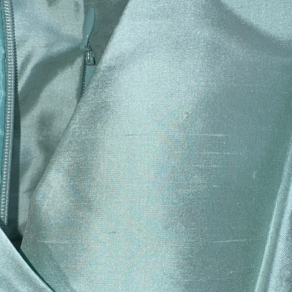 J. Crew Hope Dress Silk Dupioni Aqua 4 NWT Sleeveless Wedding Party $228 - Picture 7 of 8